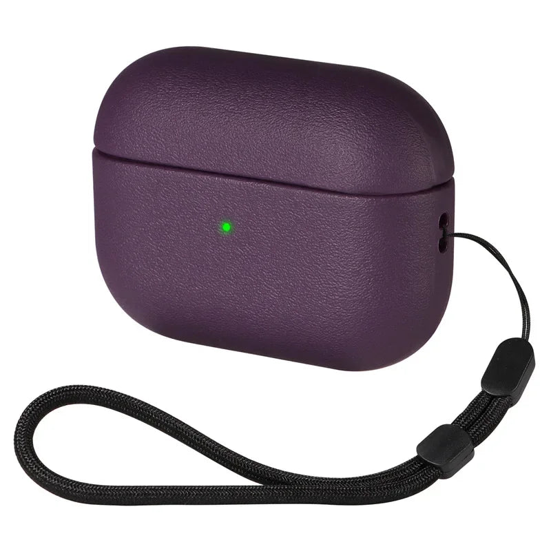 Cover in Pelle per AirPods Pro 2/3/4/5 - Custodia Protettiva Bluetooth