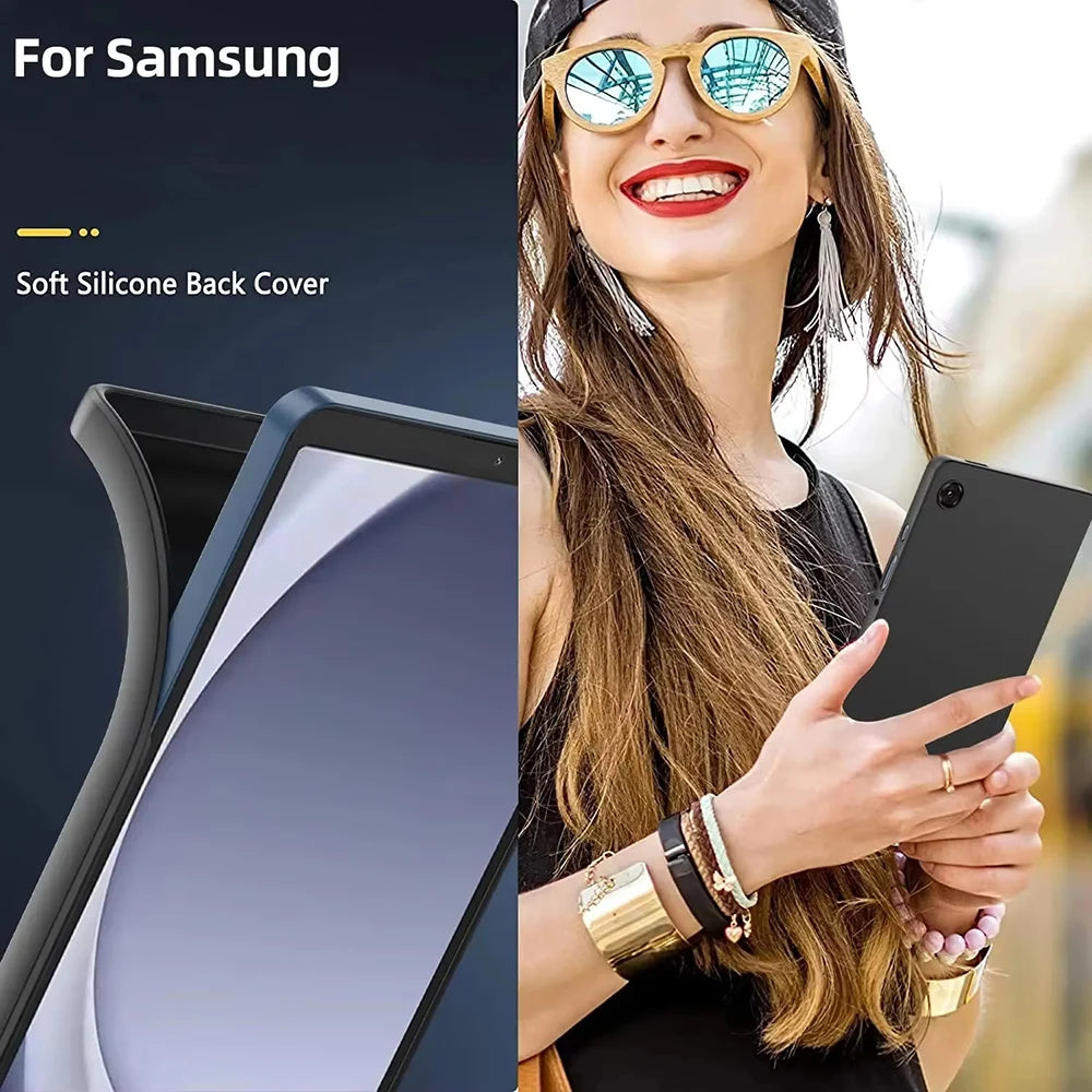 Case For Samsung Galaxy Tab A11 8.7 2025 Case Samsung Tab A9 A11 Plus S10 FE S11 Ultra A7 S6 Lite A8 S8 S9 FE Plus S7 Case Cover