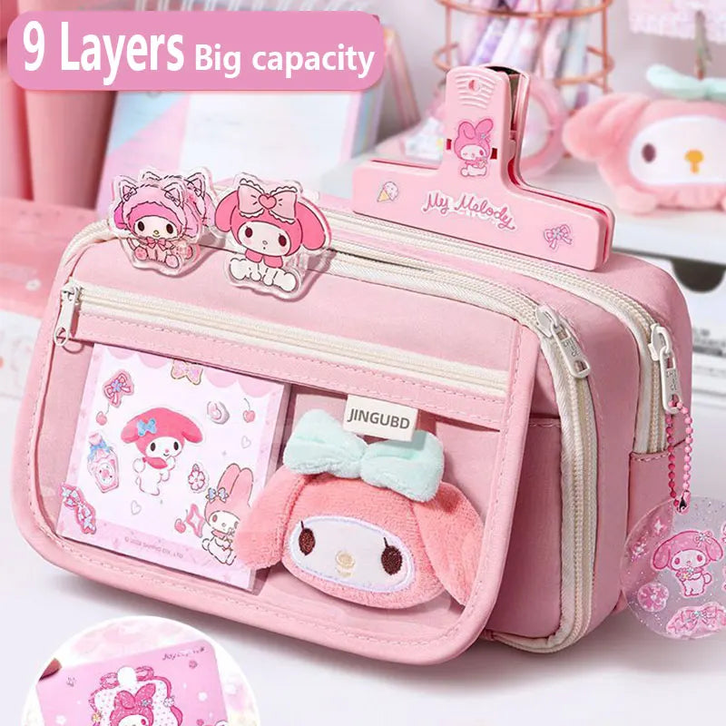 Trousse Kawaii DIY avec accessoires – Organiseur imperméable grande capacité