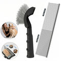 Brosse pour chiens à longues pointes en acier inoxydable – Peigne anti-poils et nœuds