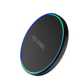 Station di ricarica wireless veloce 15W per iPhone e Android, LED e porta Type‑C