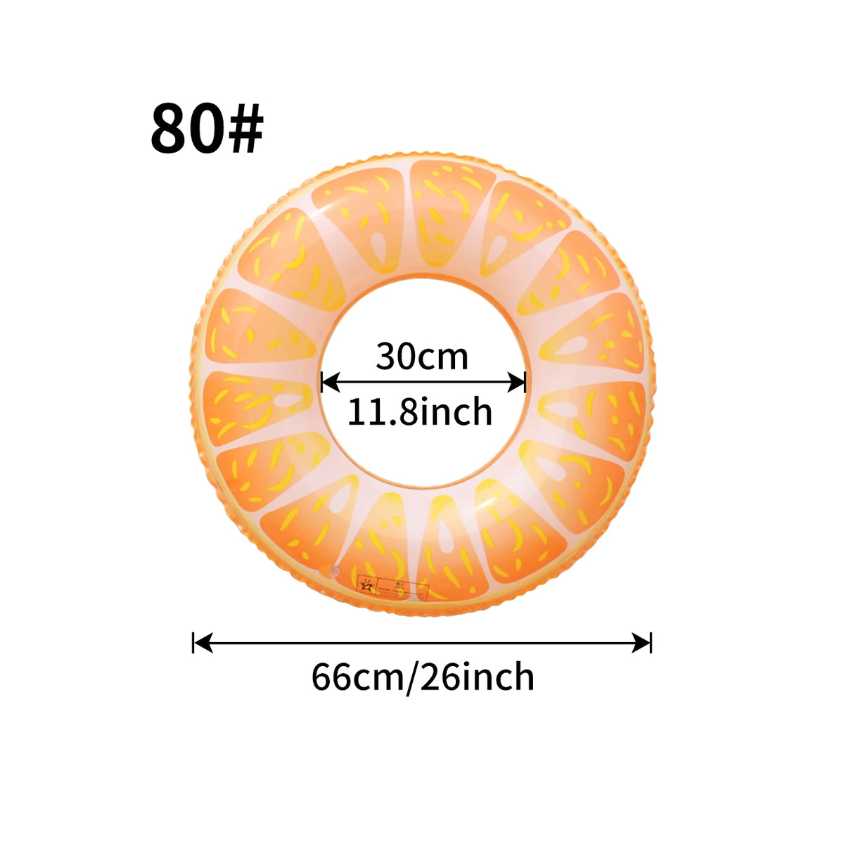 Anello gonfiabile Watermelon in PVC per piscina e spiaggia