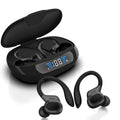 Auricolari sportivi wireless con gancio auricolare, Bluetooth 5.3, impermeabili
