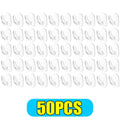 Mini Ganci Trasparenti Autoadesivi per Parete – Set da 10/20/30/50 Pezzi