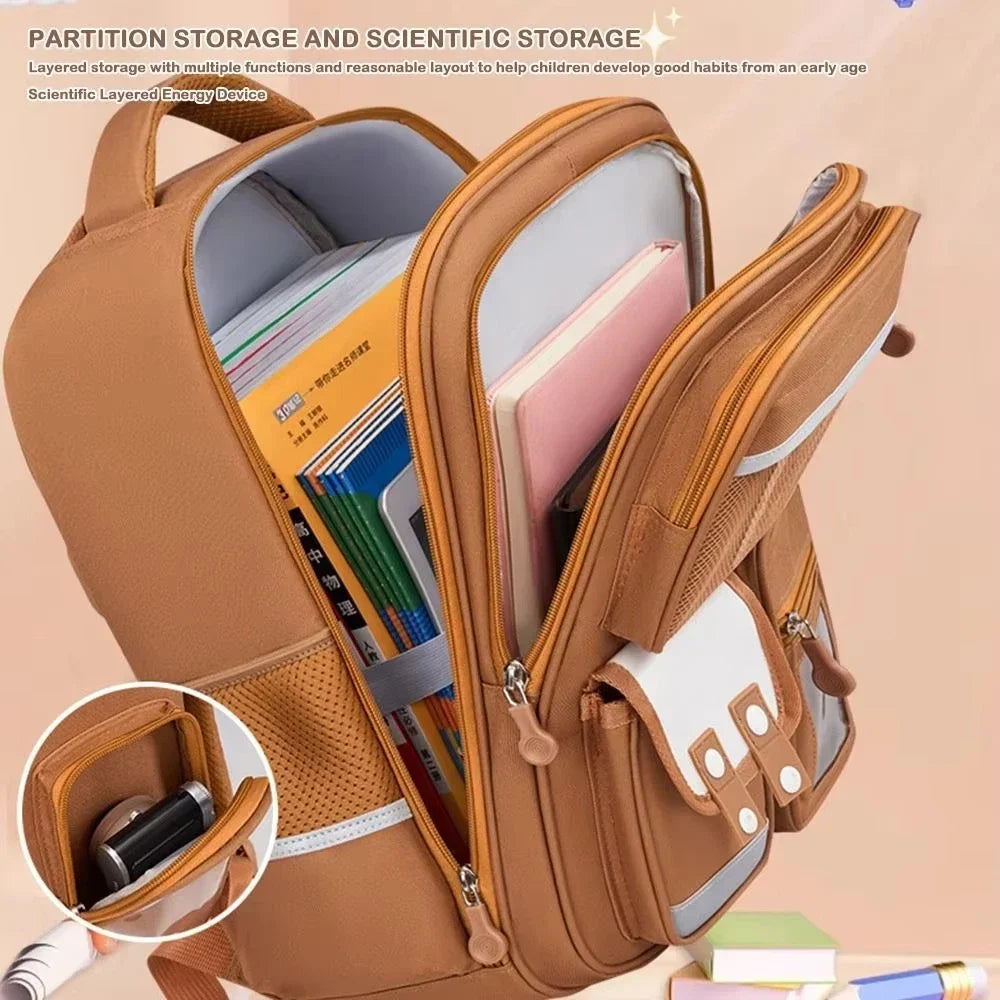 Sac à dos imperméable Capybara pour étudiants, grande capacité et bretelles ergonomiques