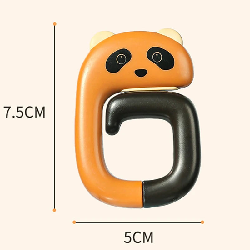 Gancio Portatile per Borsa e Accessori – Animale, Plastica, 4 Colorazioni