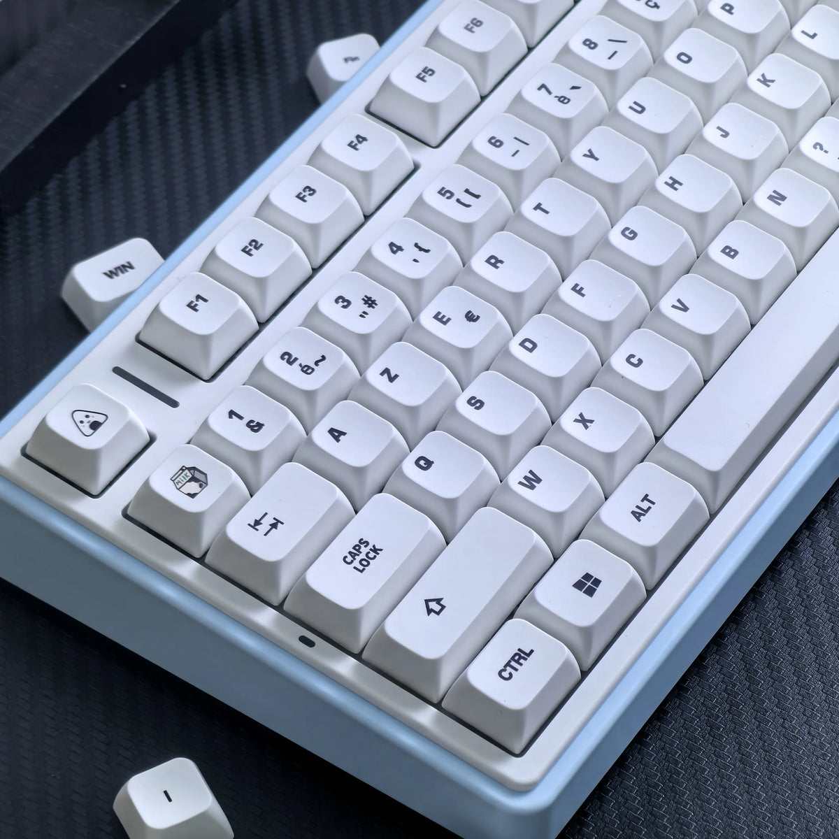 Keycaps meccaniche XDA PBT bianco tema mucca per switch MX