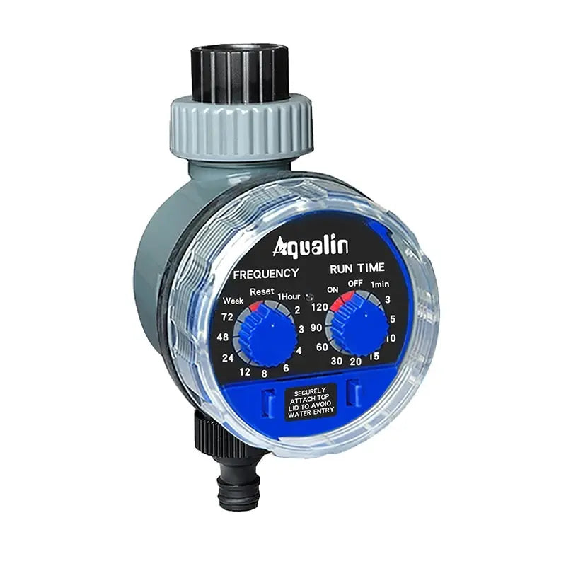 Timer d'irrigazione analogico con valvola a sfera per giardino - controllo…