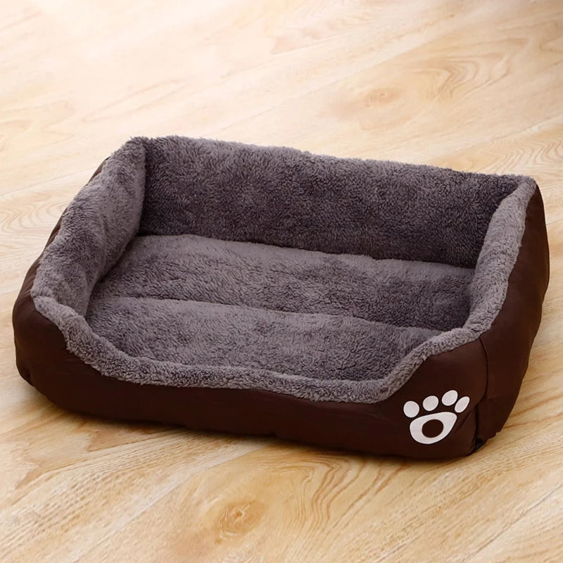 Cuccia Plush per Cani - Letto Non Scivoloso e Resistente, Taglie S-XL