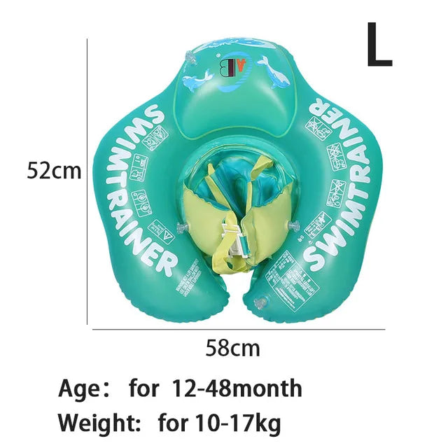 Anello Gomma Inflabile per Bambini, Fascia Ascellare Baby Swim