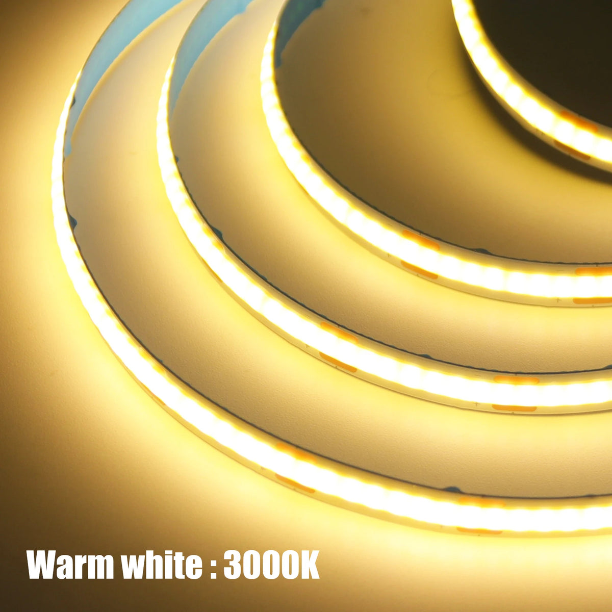 Striscia LED COB 12V flessibile 3‑5‑8 mm, 0,5‑5 m, 9 colori, alta resa cromatica