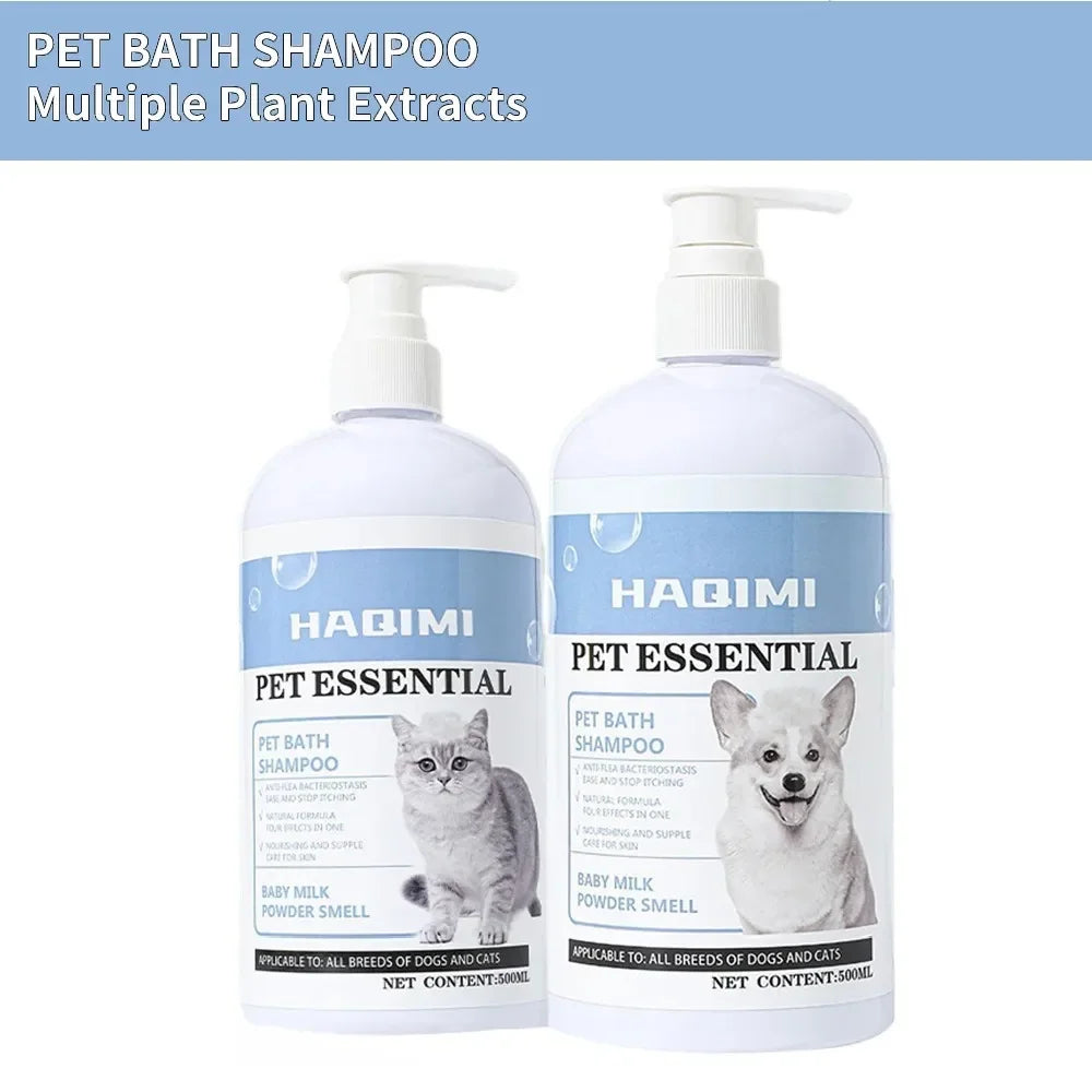 Shampoo Pet 500ml per Cani e Gatti - Detergente Gentle con Estratti Vegetali