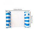 Double Tube Inflatable Float Mat Thickened PVC Stable Pool Float Anti-tilt Air Mattress for Beach Swimming Pool Summer Water