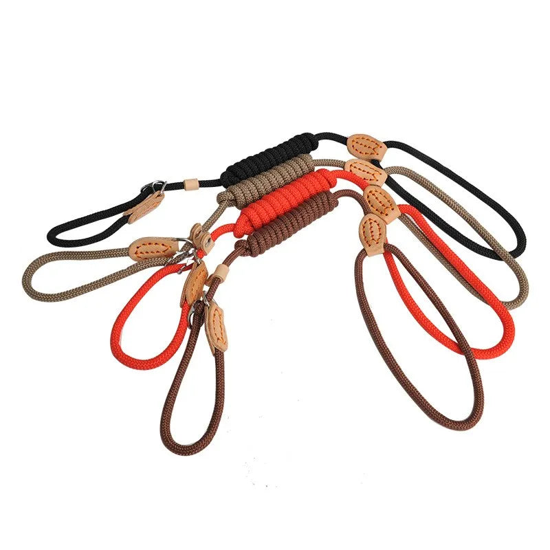 Guinzaglio a corda scorrevole in nylon rinforzato, regolabile per cani di…