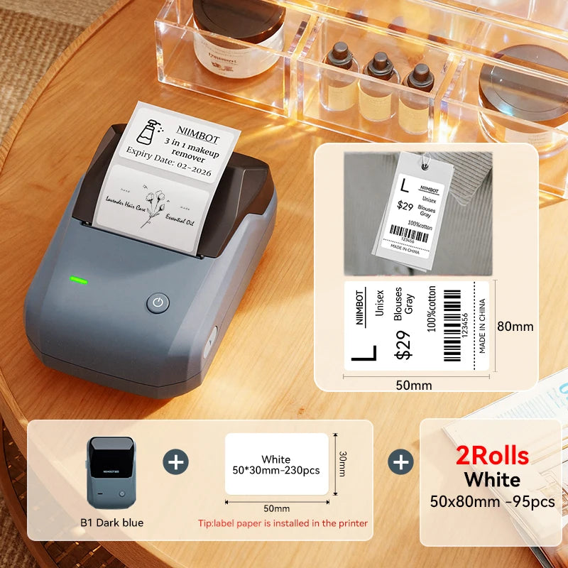 Stampante Etichette Termica Bluetooth Portatile Niimbot B1/B1 PRO