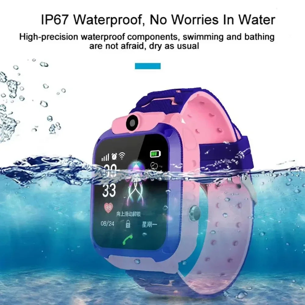 Smartwatch 5G impermeabile IP67 per bambini con GPS, SOS e chiamate