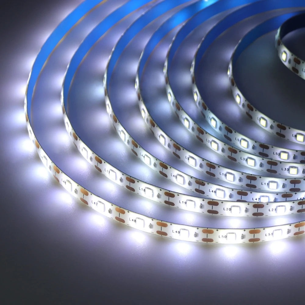 Striscia LED USB 5V SMD 2835, 60 LED/m, colori RGB, flessibile, 1‑5 m
