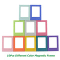 10Pcs Set Instax Mini Magnetic Photo Frame | Fridge Magnet Card Holder Creative Ins Style Kawaii Fix 3 Inch Instant Film Picture