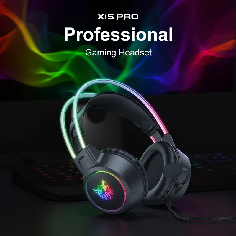 Cuffie Gaming ONIKUMA RGB con Microfono HD, Cablate 3.5mm per PC Xbox PS4 PS5…
