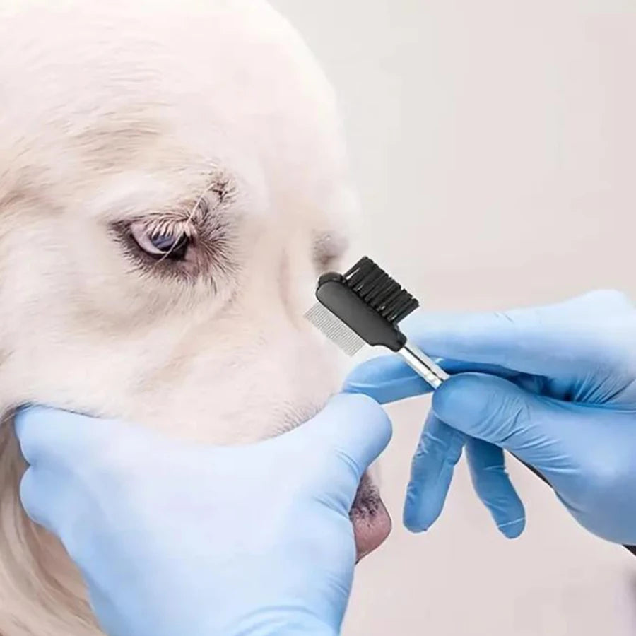 Spazzola per occhi e rimozione macchie lacrimali per cani e gatti – Mj125