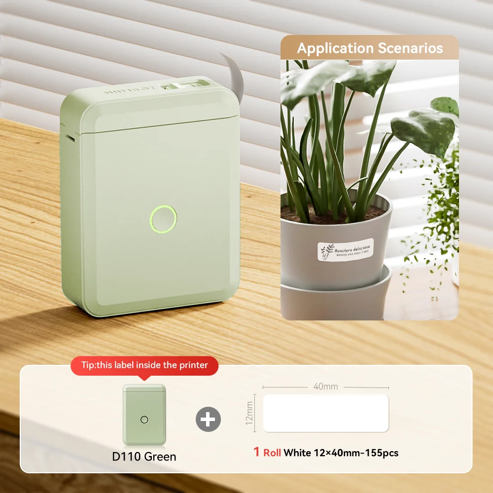 Stampante termica portatile Mini wireless per etichette adesive