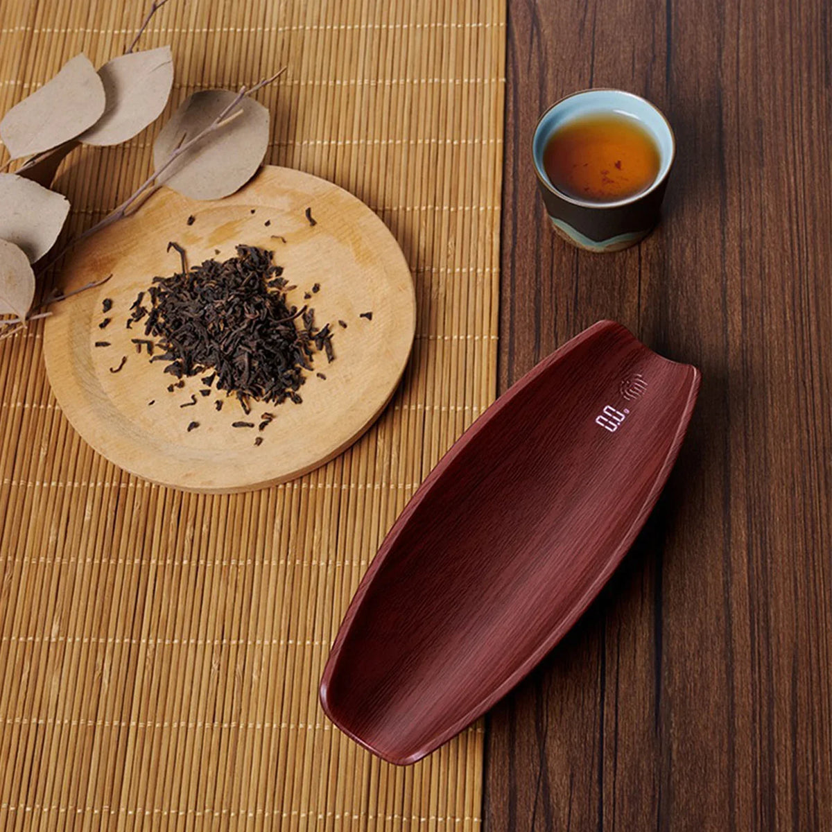 Bilancia da cucina digitale portatile 500 g/0,1 g, ricarica USB, design retro