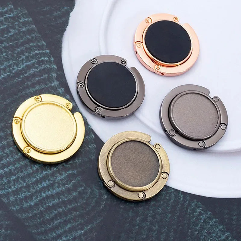 Gancio Portatile per Borsa e Accessori - Supporto Pieghevole in Alluminio
