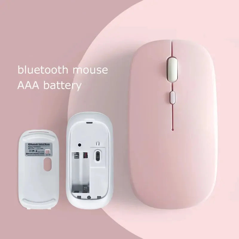 Mouse wireless Bluetooth silenzioso 1600 DPI, 4 tasti, compatibile laptop e…