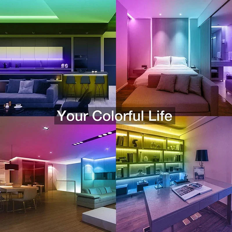 Striscia LED RGB flessibile 5V con telecomando IR – Illuminazione per casa e TV
