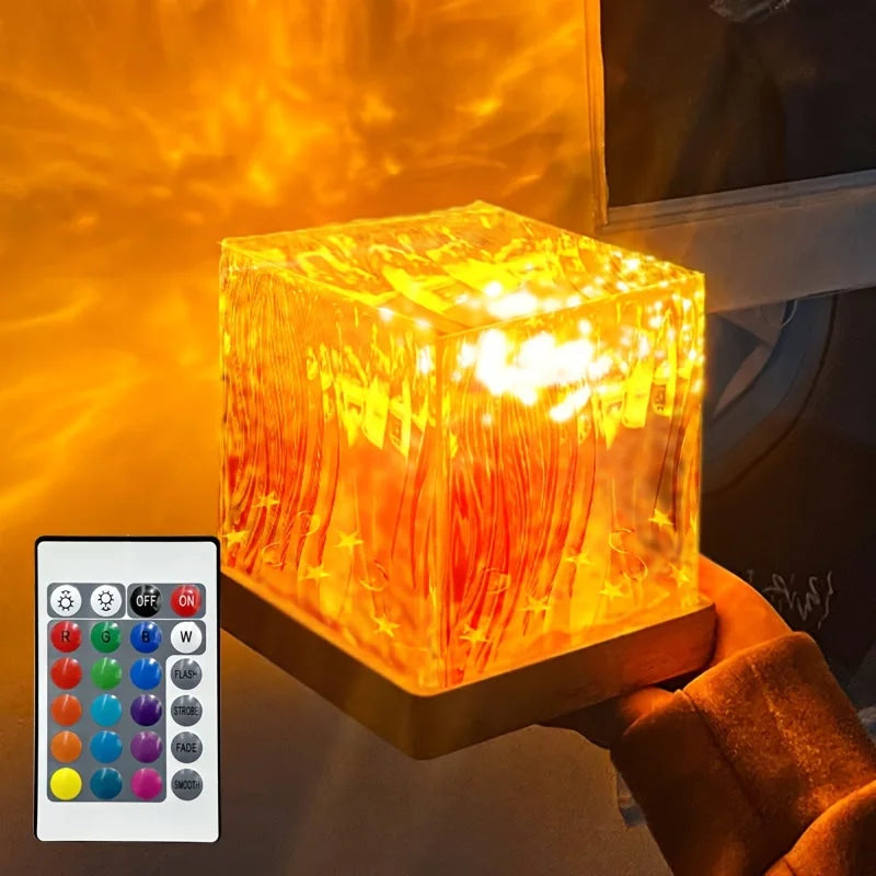 16-Color Northern Lights LED Projector Light Remote USB Powered  for Bedroom Living Room and Party Decor Office Parties Weddings