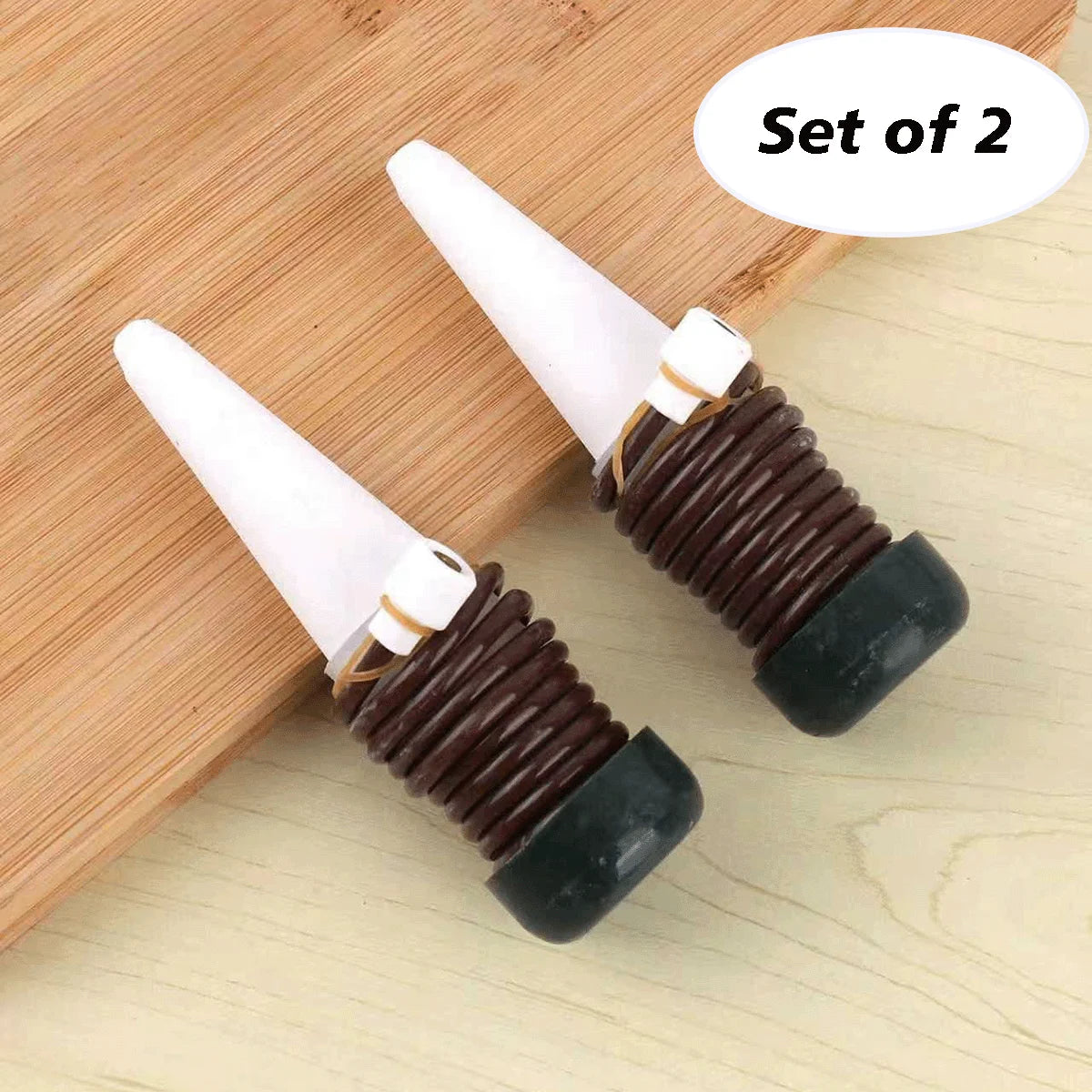 Set da 2 o 4 Irrigatori Automatici in Ceramica per Vasi e Giardino