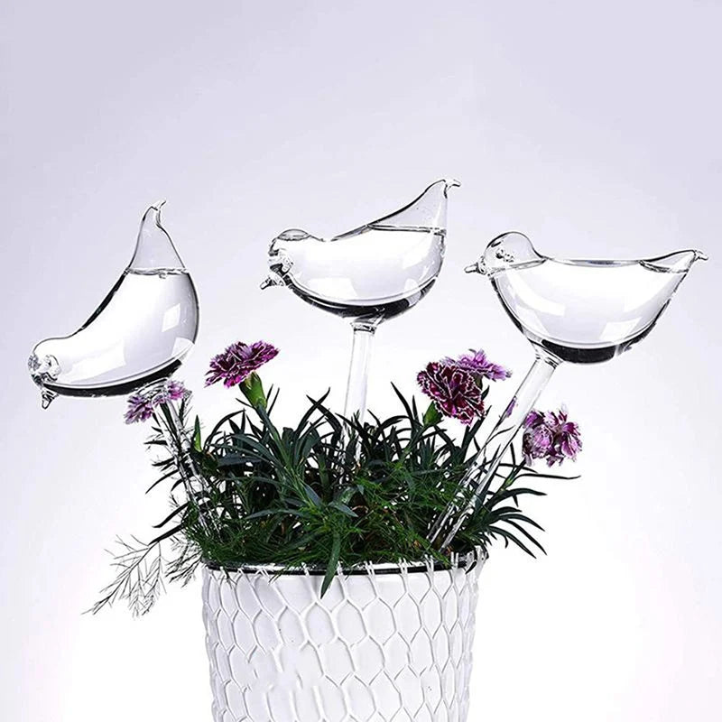 Globetti d'irrigazione a forma di uccello o sfera – Self‑watering per piante