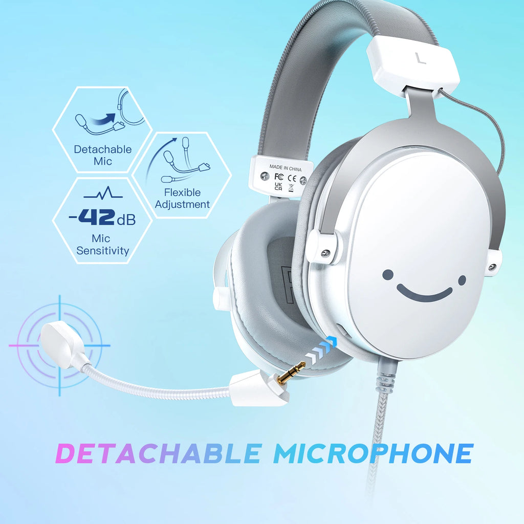 Cuffie Gaming USB con suono surround 7.1, driver da 50 mm e microfono