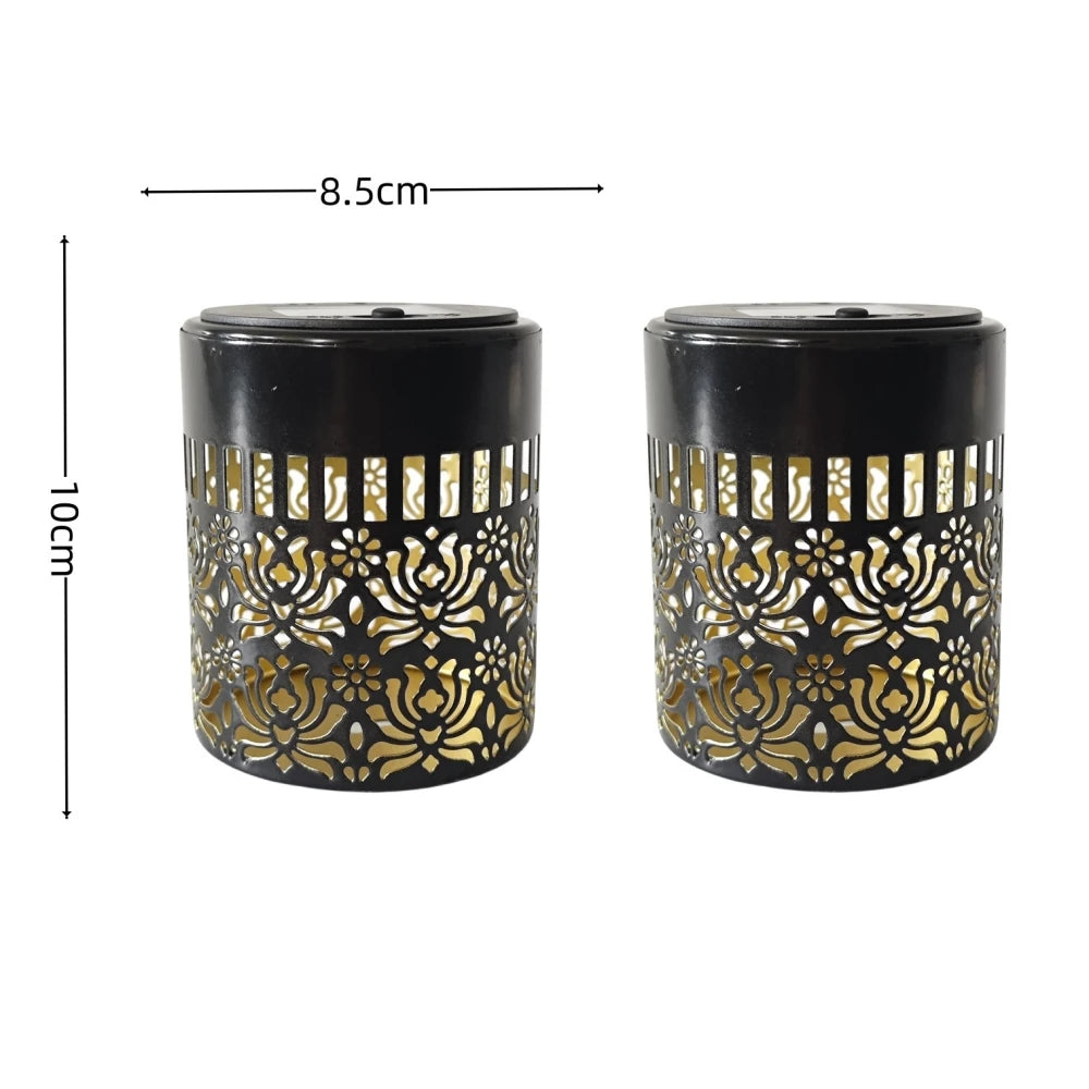 Lampade Solari a Forma di Peonia per Recinzione e Muro – IP65, LED 18 lm