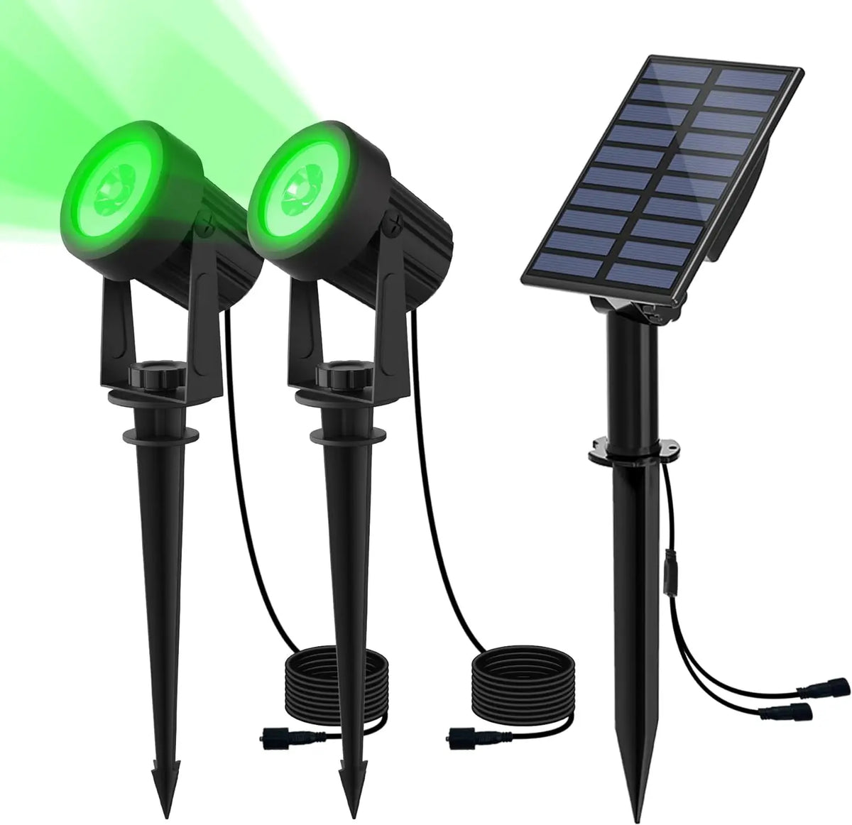 Lampada da Giardino Solare LED 3000K/6000K/RGB, IP65, 5 m, Dimmabile