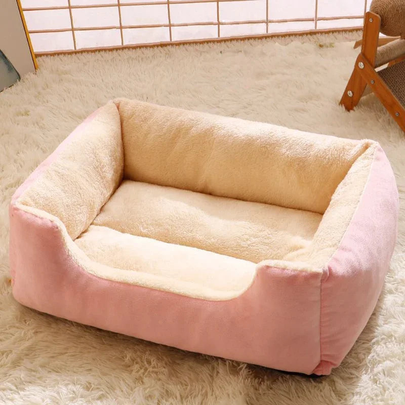 Letto in Peluche Traspirante per Gatti e Cani – 3 Taglie Disponibili