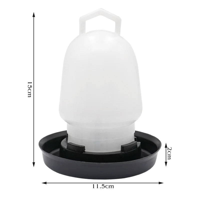Bottiglia d'acqua per polli 500/1000 ml – Distributore automatico per uccelli