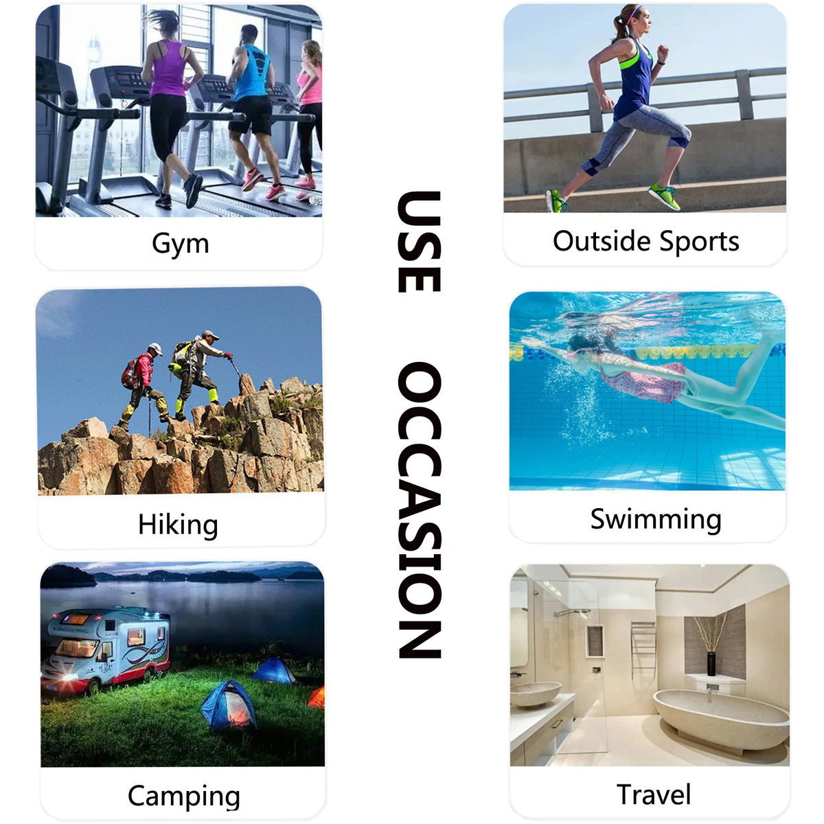 Quick Drying Microfiber Swimming Towel Super Absorbent Gym/Camping Towel Ultra Compact Lightweight Sports/Beach/ Travel Towels