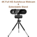 Webcam 4K Full HD con Autofocus e Microfono Integrato – USB 2.0