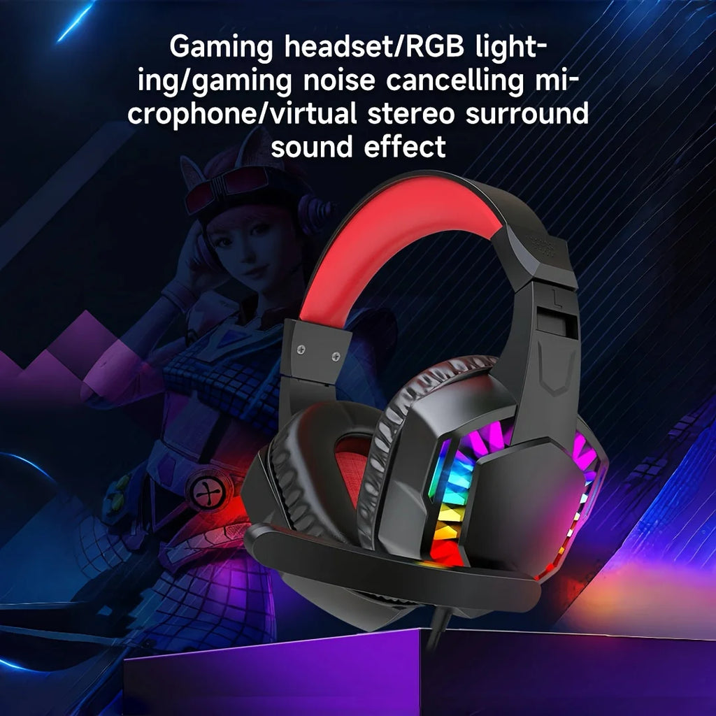 Cuffie cablate con microfono per gaming e multimedia – 40 mm, semi-open