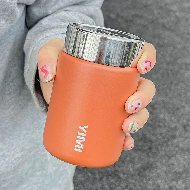 Borraccia termica da 230 ml in acciaio inox 316, tazza portatile e isolante