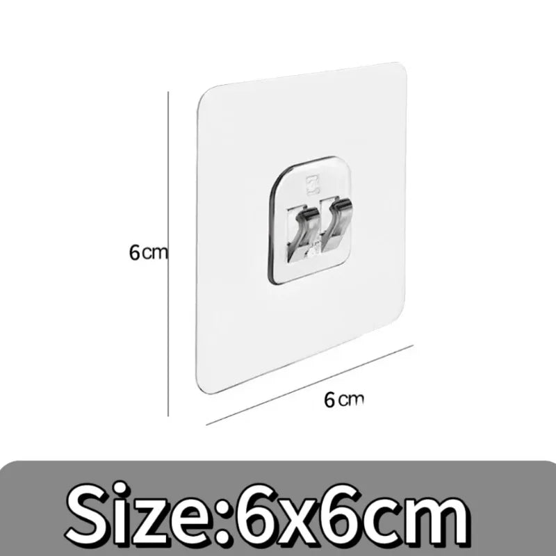 Ganci adesivi per parete, set 1-40 pezzi, capacità 2 kg, per cucina e bagno