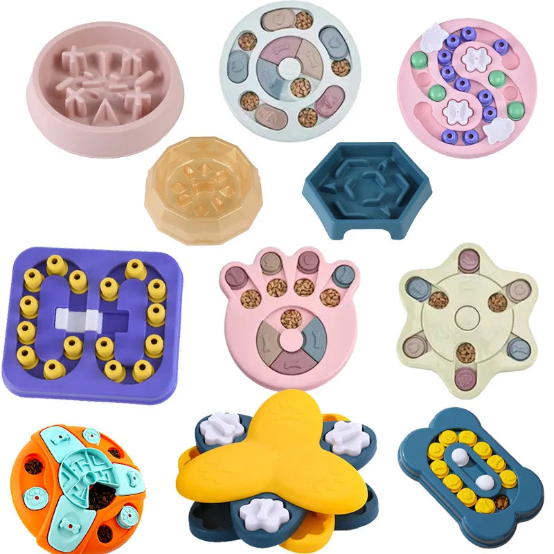 Puzzle per Cani e Gatti – Ciotola Lenta Antiscivolo per Alimentazione