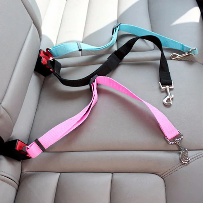 Cintura di Sicurezza per Animali da Viaggio Regolabile – Cinturino per Cane e…