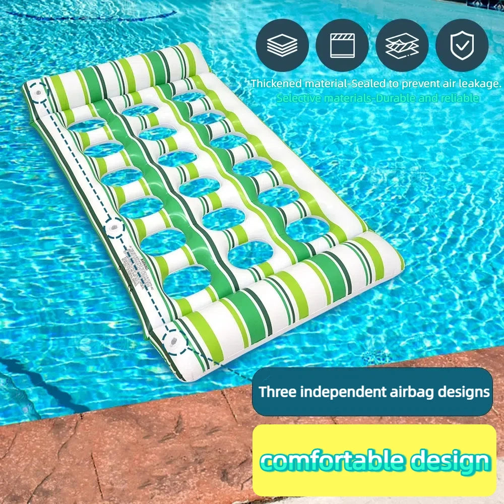 Materasso gonfiabile in PVC per piscina e spiaggia – lettino galleggiante…