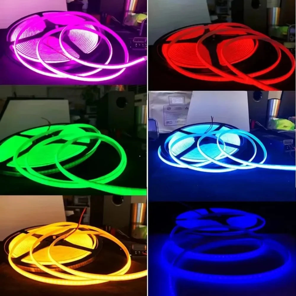 Striscia LED USB 5V COB dimmerabile con sensore touch per TV, specchio e cucina