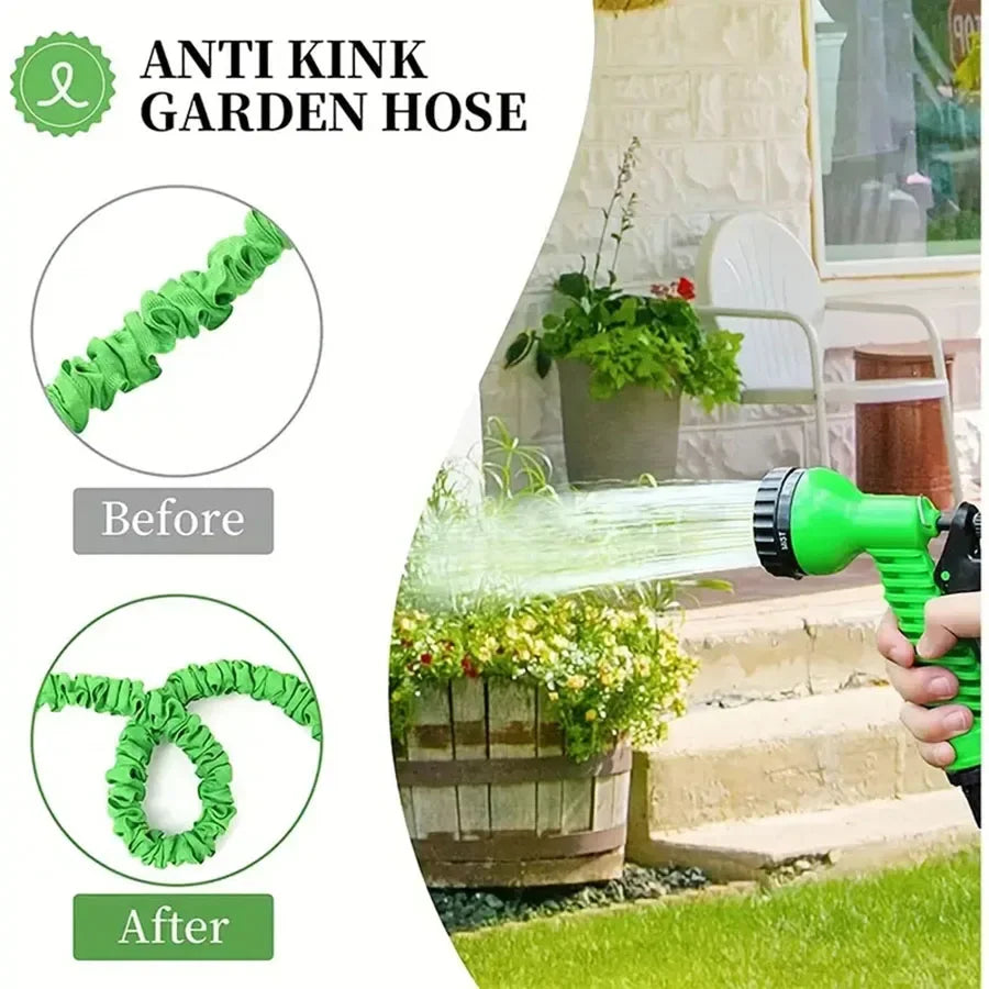 Tubo da Giardino Espandibile 25-200 ft – 7 Funzioni Spruzzo, Leggero e…
