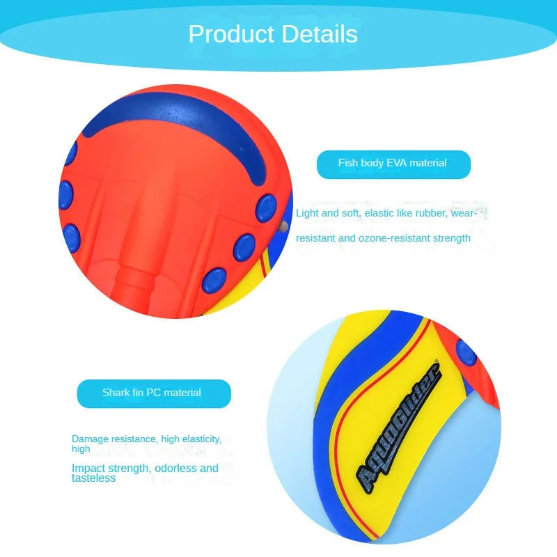 Hydrodynamic Manta Rays Water Splashing Toy Press Forward Beach Pool Swimming Fish Model