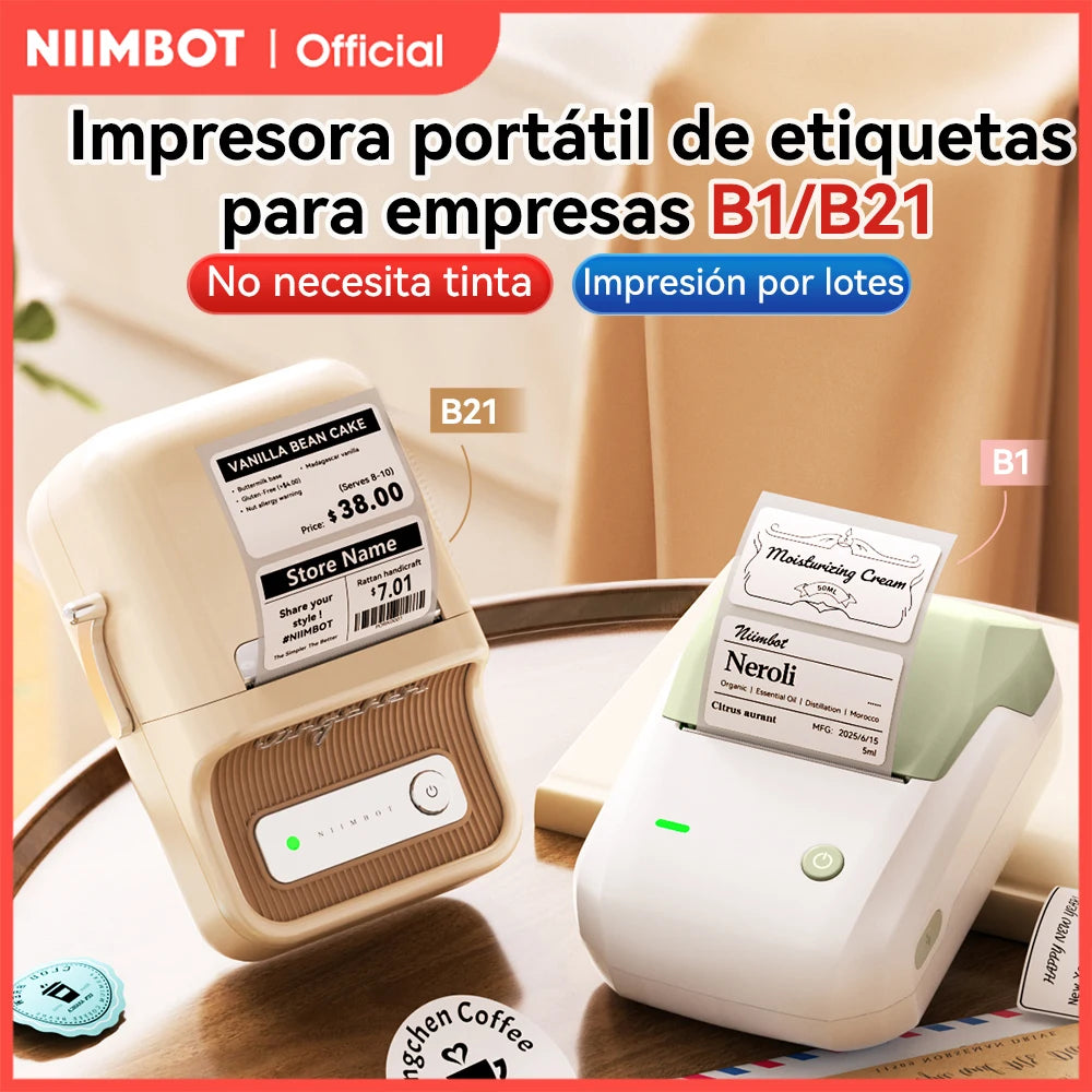 Stampante termica B21: etichette wireless per abbigliamento, gioielli e…