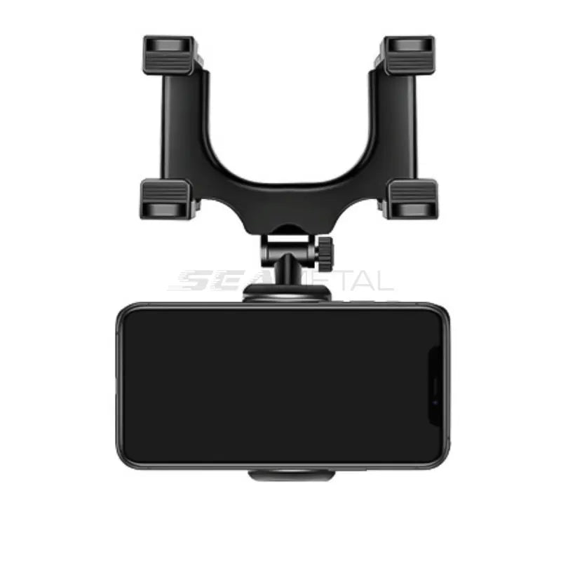 Supporto per smartphone da retrovisore auto con rotazione libera e presa stabile